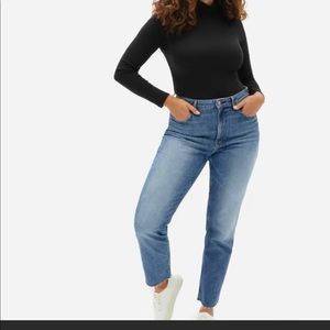 Everlane curvy cheeky jean ankle 27